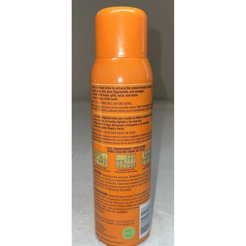 Behold Furniture Polish Citrus 16.6 Ounce Shine And Protect